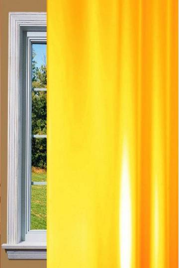 Gala yellow curtain