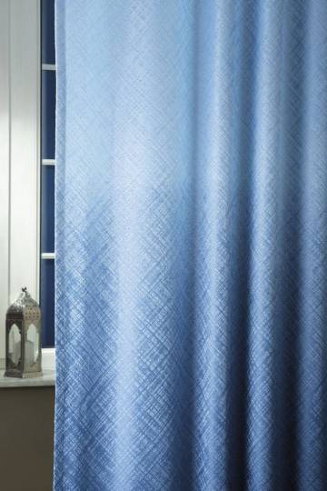 Oliver blue curtain