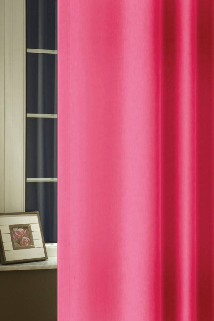Mallorca pink curtain