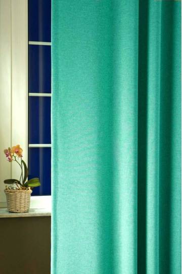 Ibiza turquoise curtain